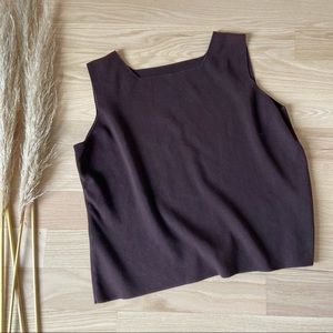 Thick Sleeveless Knit Tank